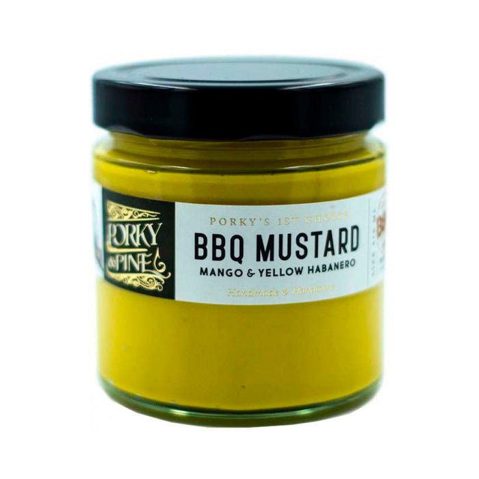 Porky & Pine - BBQ Mustard m. Mango & Yellow Habanero