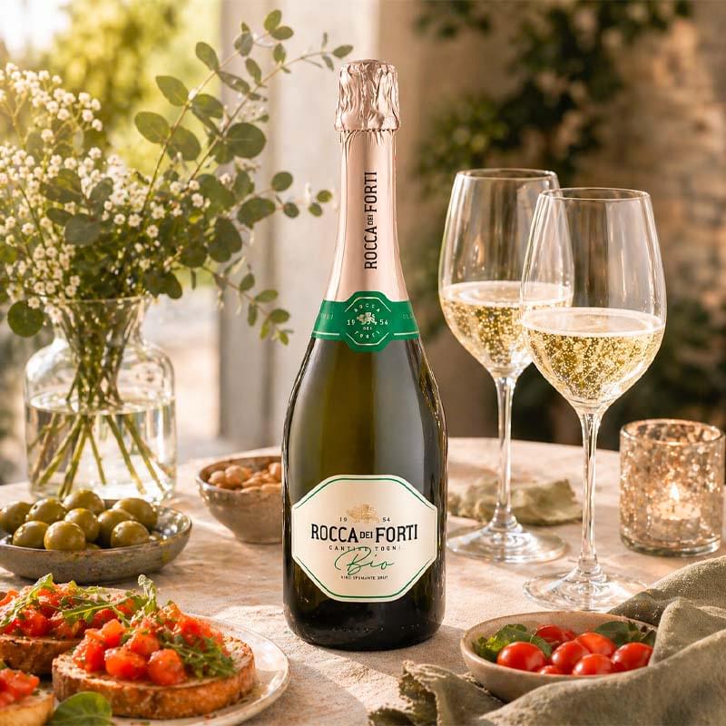 Organic Rocca Rocca Dei Forti - Spumante Organic – Kun Det Bedste - LMG Aps