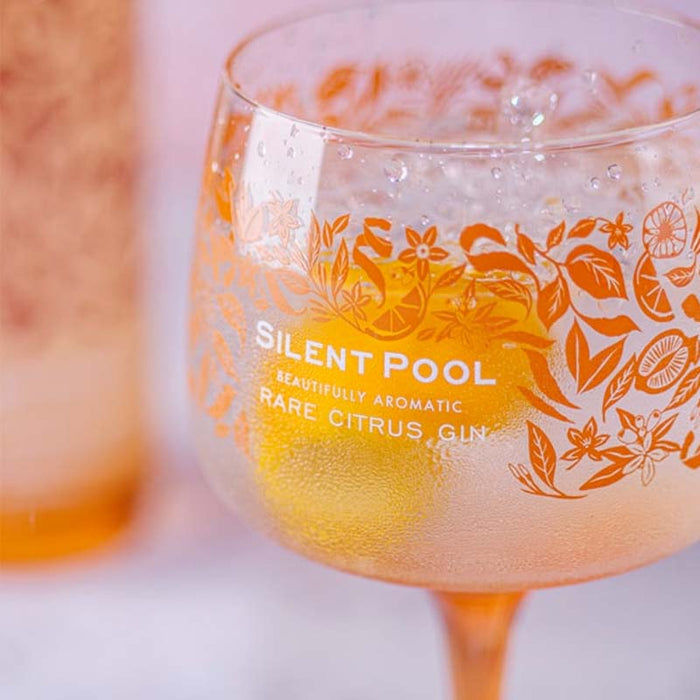 silent pool rare citrus gin glas copa
