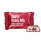 simply chocolate small one mini flowpack grainy billy