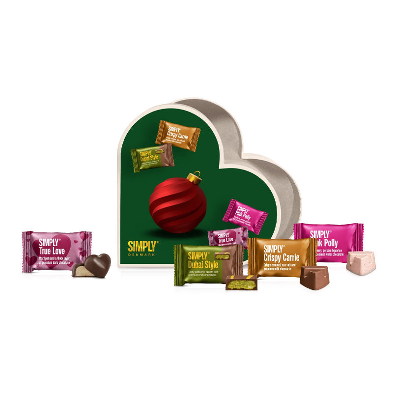 Simply Chocolate - Chokolade Julehjerte