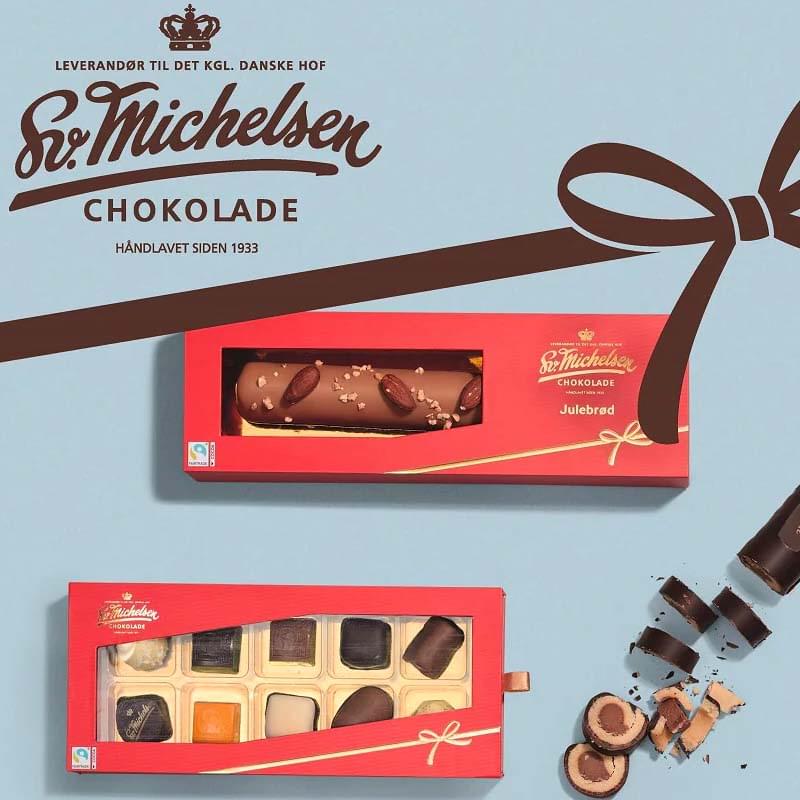 Sv. Michelsen - Jule dessertchokolader, 10 stk.