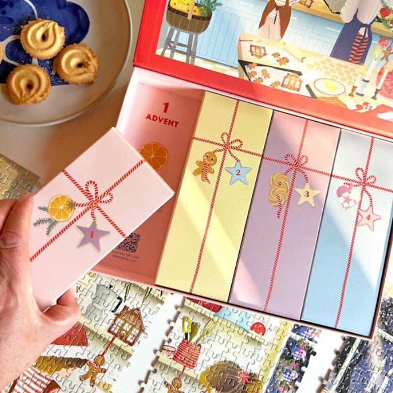 ViSSEVASSE adventskalender med puslespil – SWEET DECEMBER 2026 advent