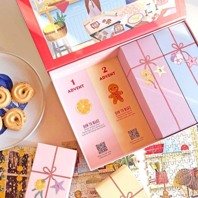 ViSSEVASSE adventskalender med puslespil – SWEET DECEMBER 2026 advent