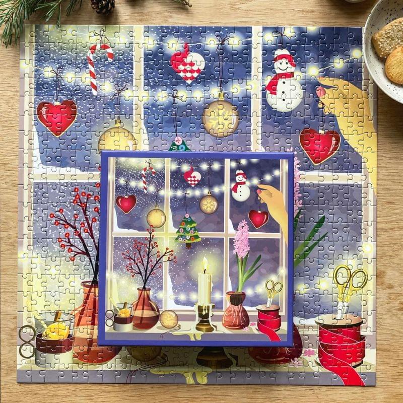 ViSSEVASSE Christmas Window 500 brikker stemningsbillede