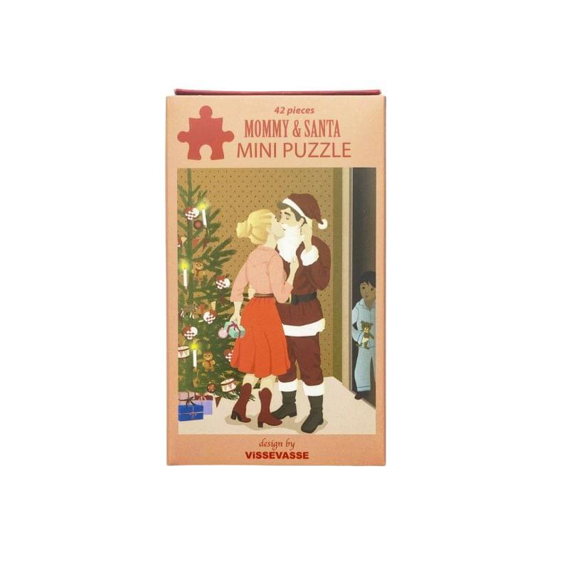 ViSSEVASSE Mommy & Santa mini puslespil