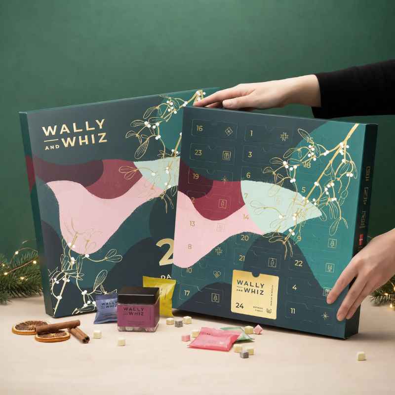 wally whiz gourmet julekalender vingummi grøn 2026 24 days of winegums