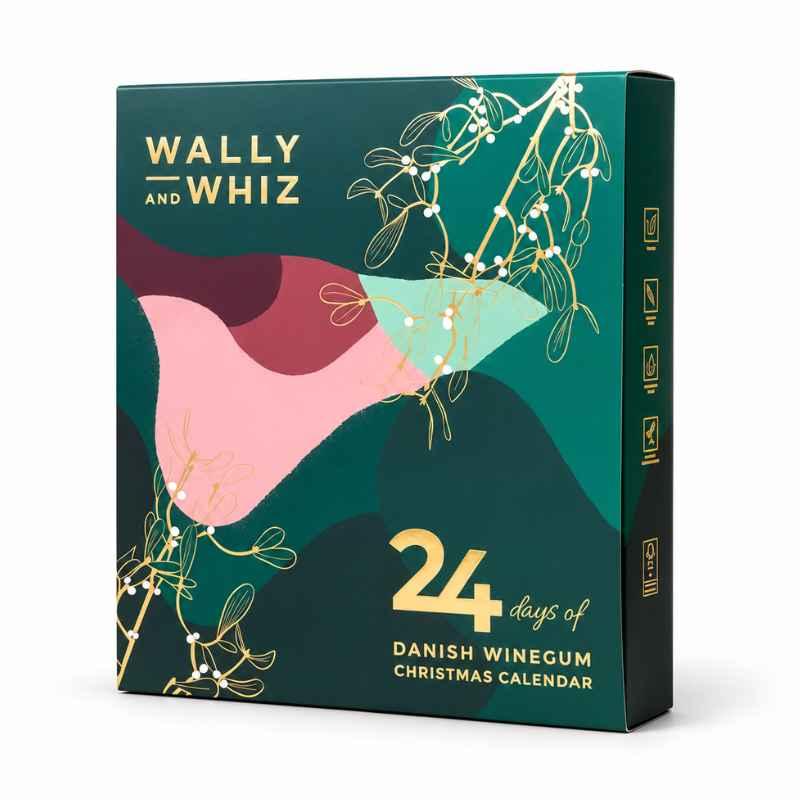 wally whiz gourmet julekalender vingummi grøn 2026