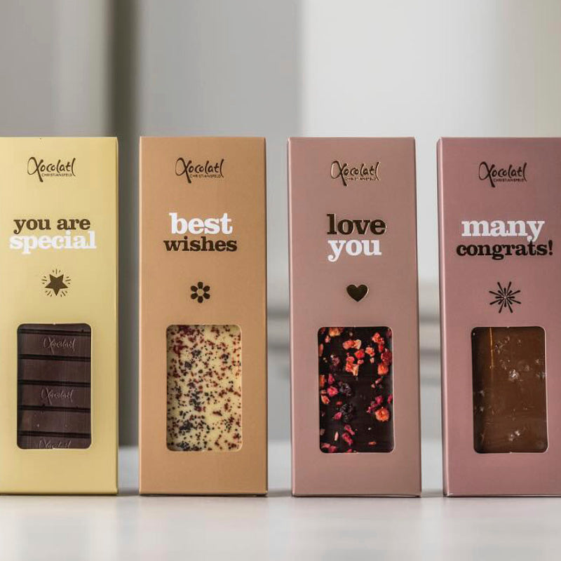 Chokoladebarer fra Xocolatl Many congrats