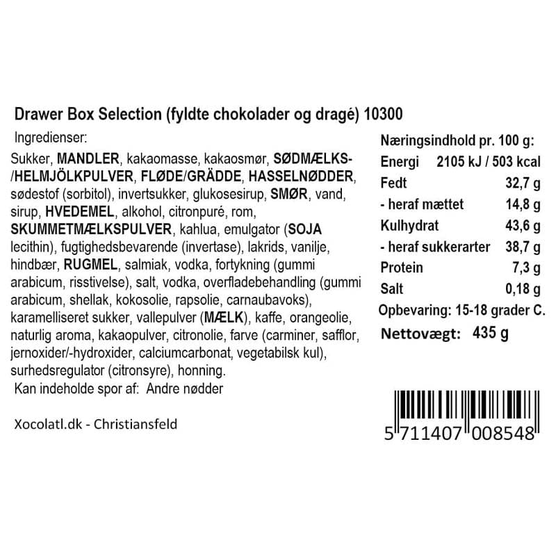 Xocolatl - Drawer Box Selection.