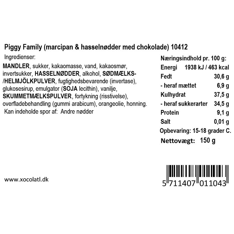 Xocolatl - Marcipangrise familie