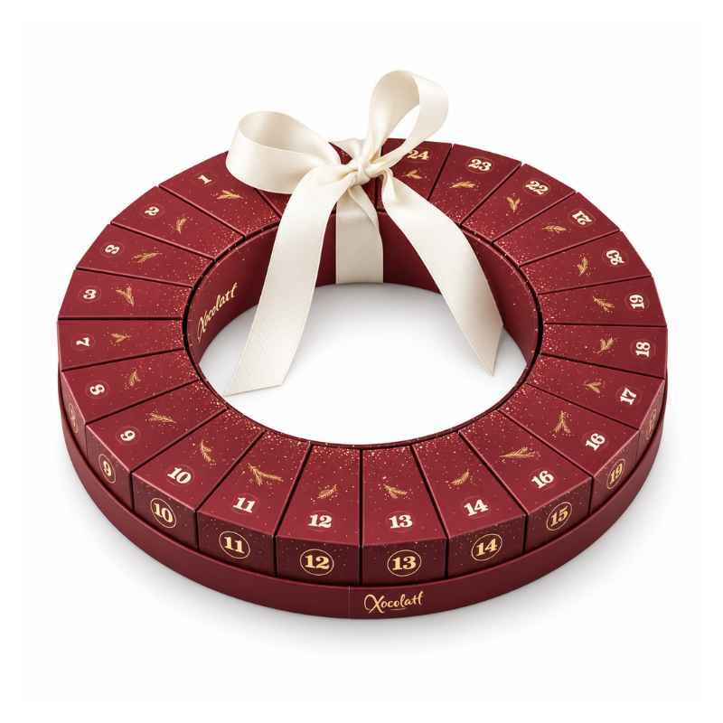 xocolatl rund luksus chokolade julekalender dele for 2 48 chokolade