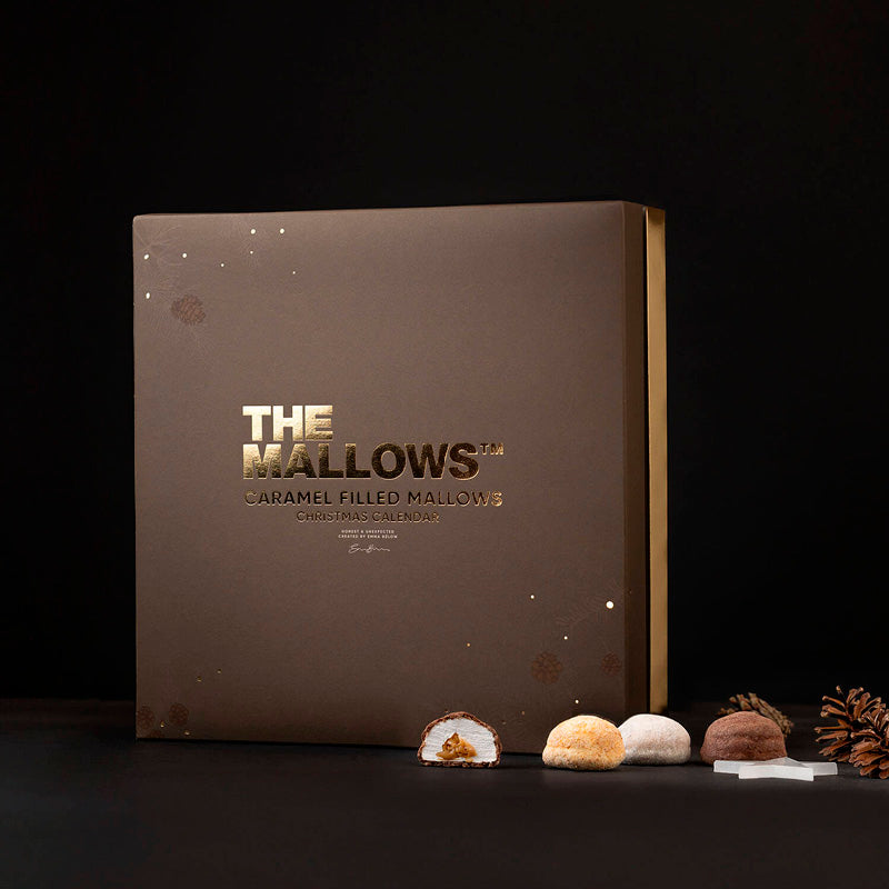 Caramel filled mallows julekalender 2025 The Mallows skumfiduser