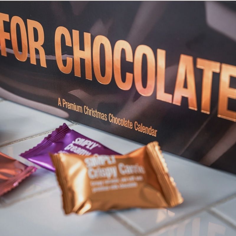 Simply Chocolate - Chokolade Julekalender, Brun