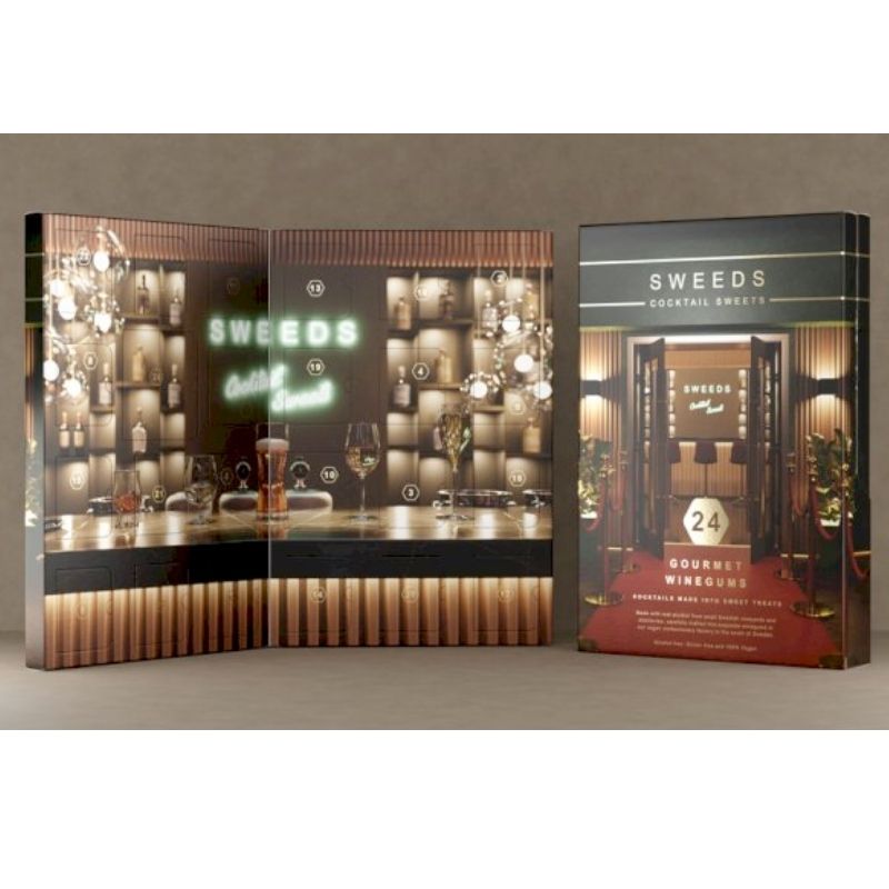 sweeds cocktail sweets gourmet winegums advent calendar julekalender vingummi