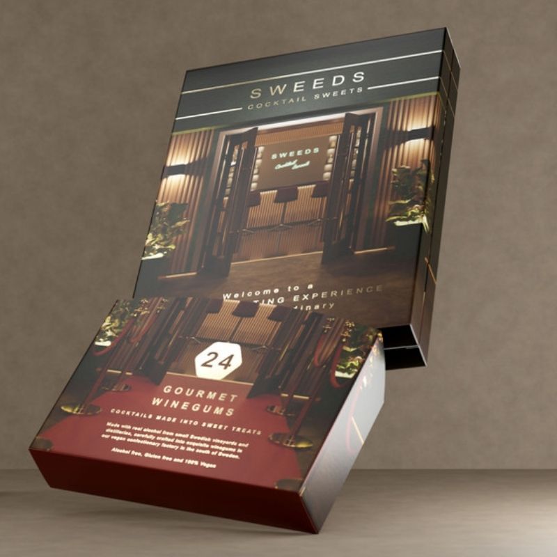sweeds cocktail sweets gourmet winegums advent calendar julekalender vingummi