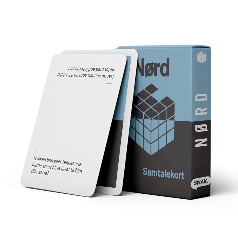 snak samtalekort nørd mandelgave idé 