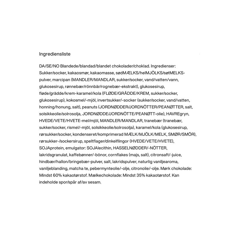 Simply Chocolate - Akrylkasse med Flowpacks - 100 stk.