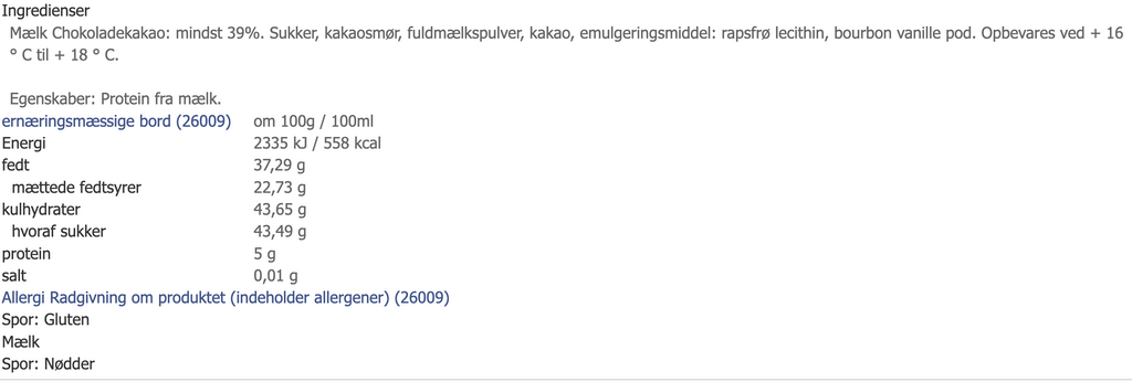 Cluizel - Chokoladesardiner i net