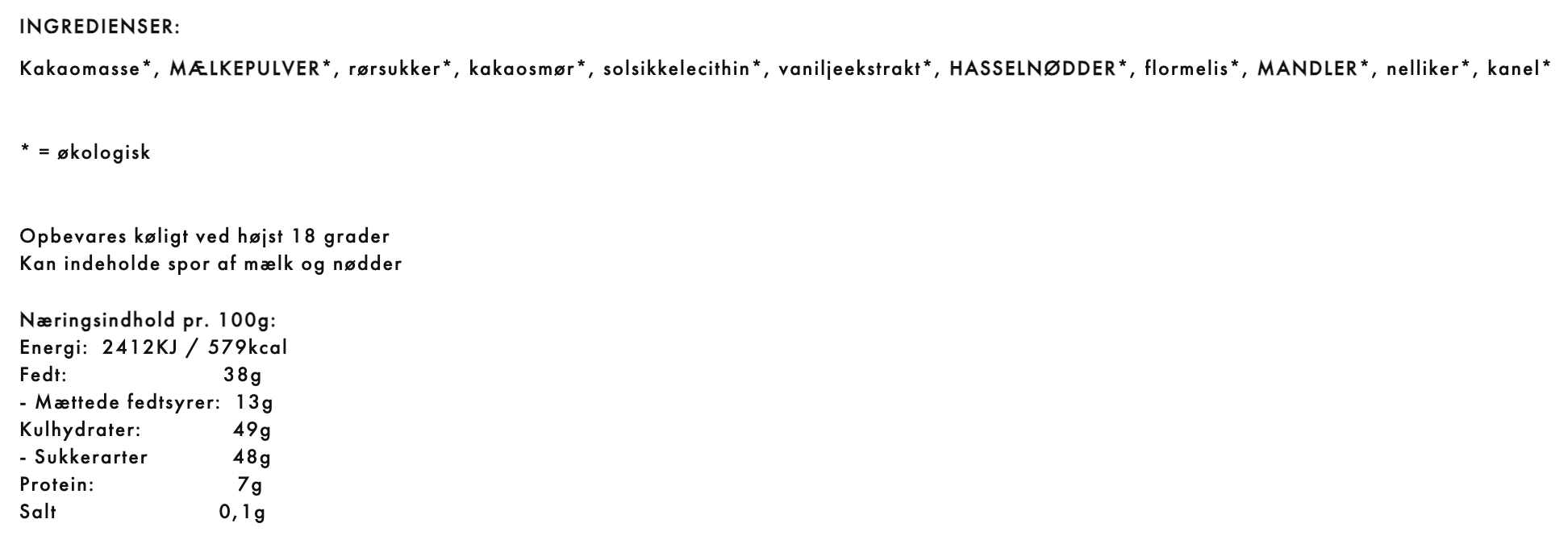 Anker Chokolade - Ankers Nougat-Brunkager