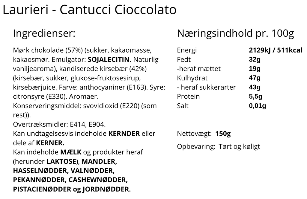 Maxtris - Praliné med kirsebær & mørk chokolade