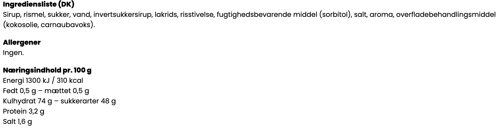 Lakritsfabriken - Sweet