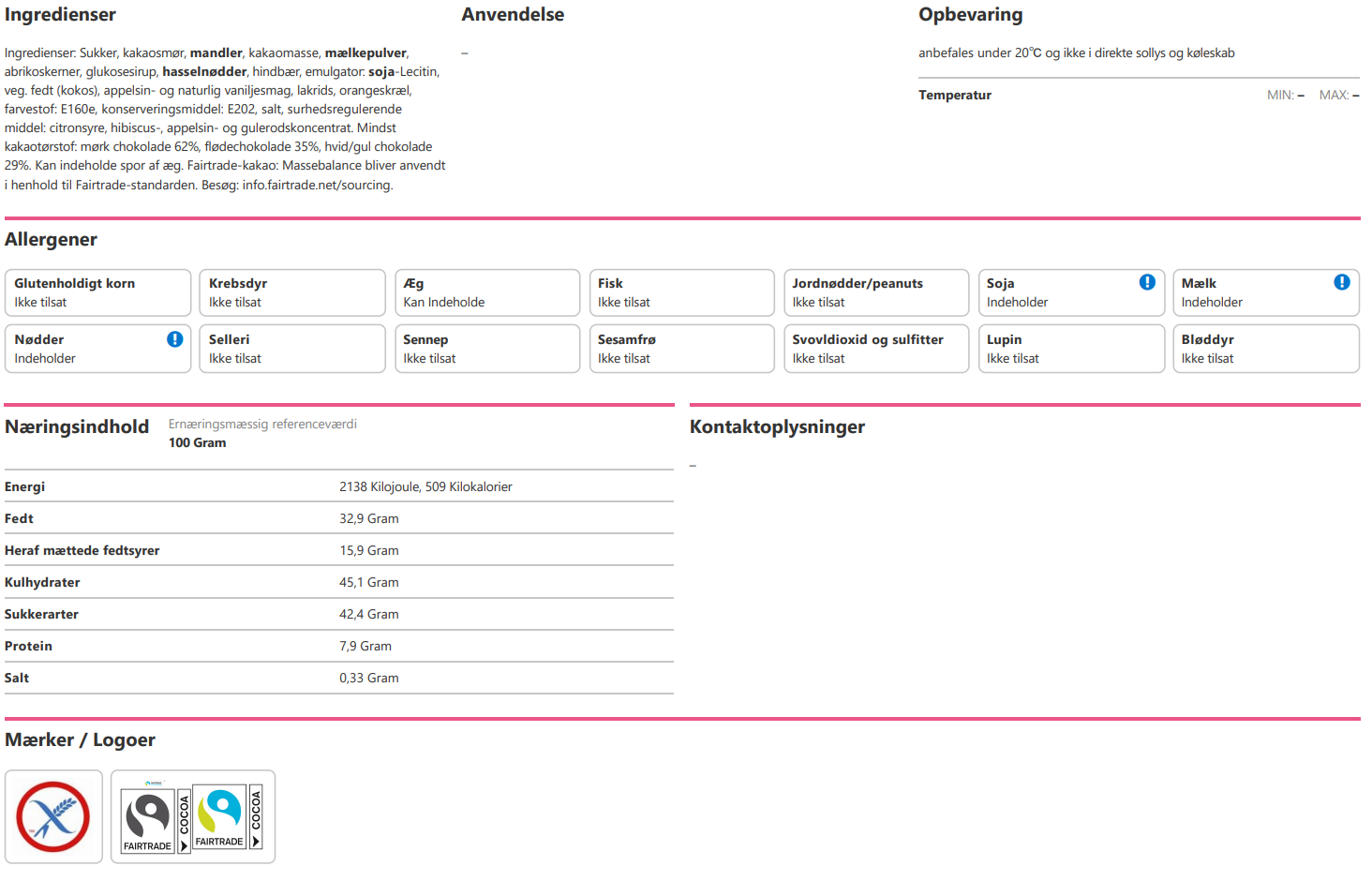 Sv. Michelsen - Æske m. 10 påskeæg