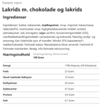 Sv. Michelsen - Lakrids med chokolade og lakrids