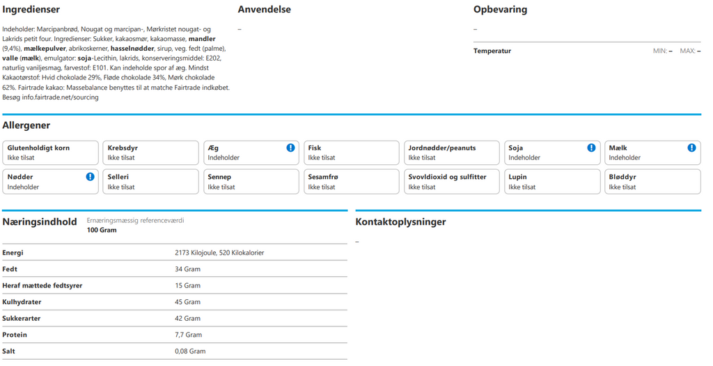 Sv. Michelsen - Petit Fours, mix