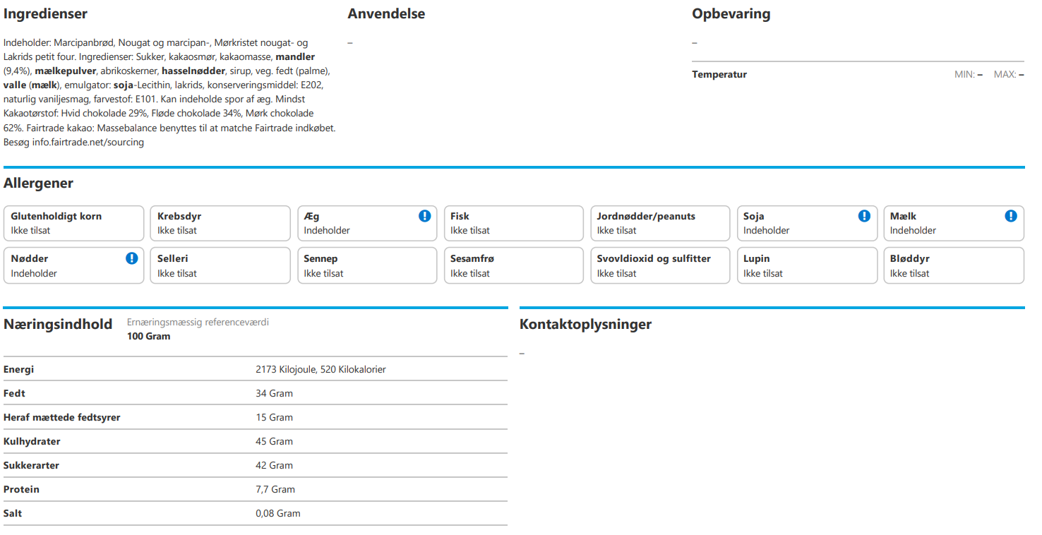 Sv. Michelsen - Petit Fours, mix