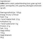 GRØNDALS - Peberkrydret laks