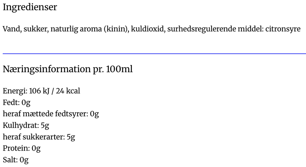 ISH - 4 x Gin og Tonic, 25 cl