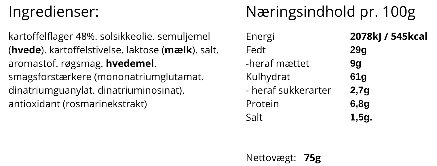 Nicolas Vahé - Crispy Snack med Kartoffel & Peberrod