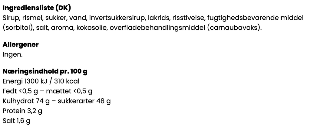 Lakritsfabriken - Salt Lakrids