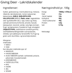 Giving Deer - Julekalender med Lakrids