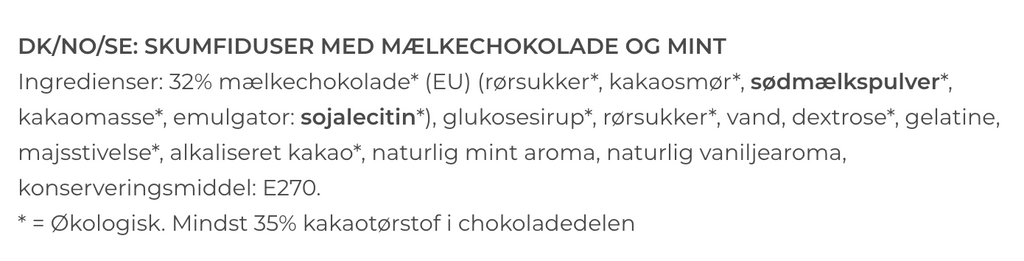The Mallows - Mint & Mælke Chokolade Skumfidus