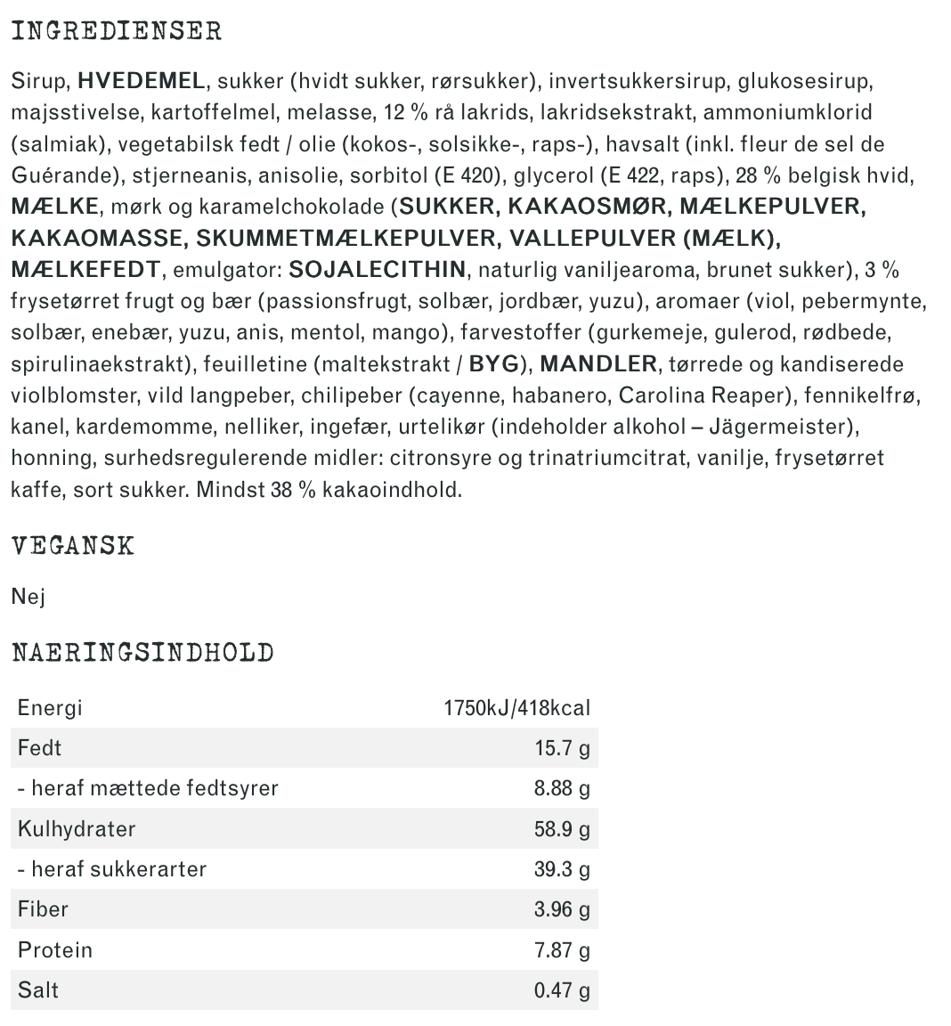 Haupt Lakrids - Julekalender