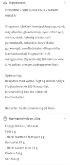Box The Original – Vingummi, Mango