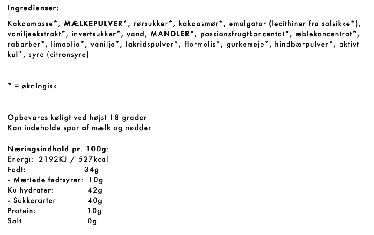 Anker Chokolade - Marcipanæg