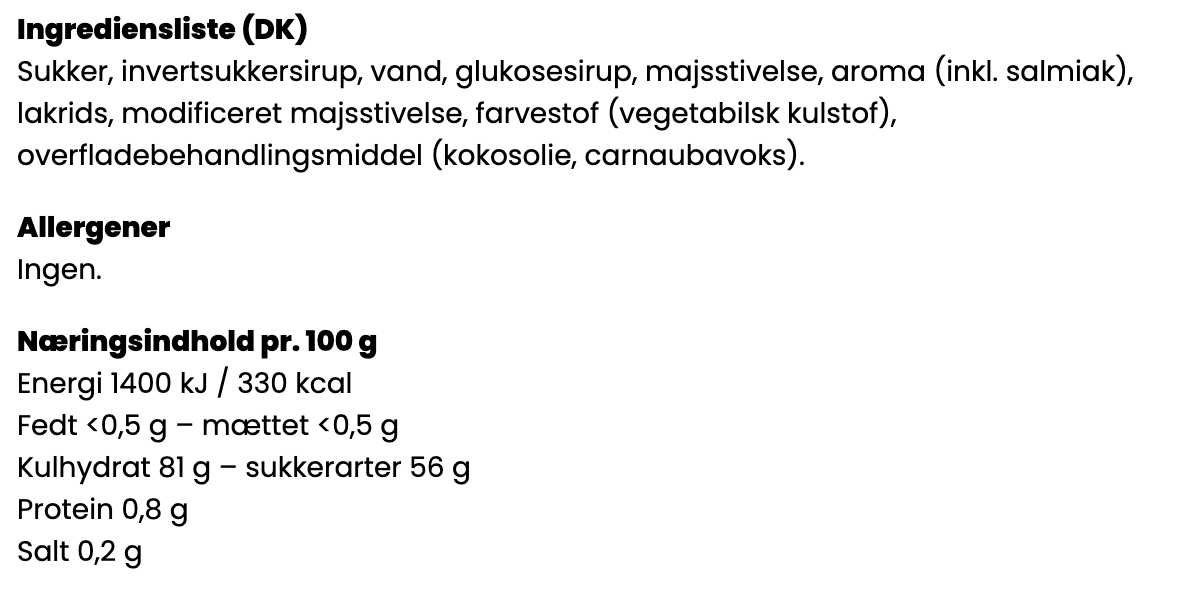 Lakritsfabriken - Salta Häxor