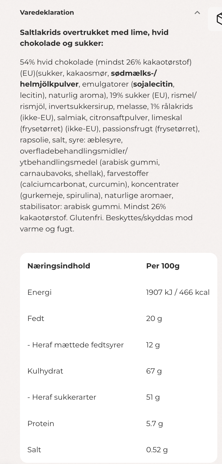 Lakrids by Bülow - Påskeæg, Lime Crackle