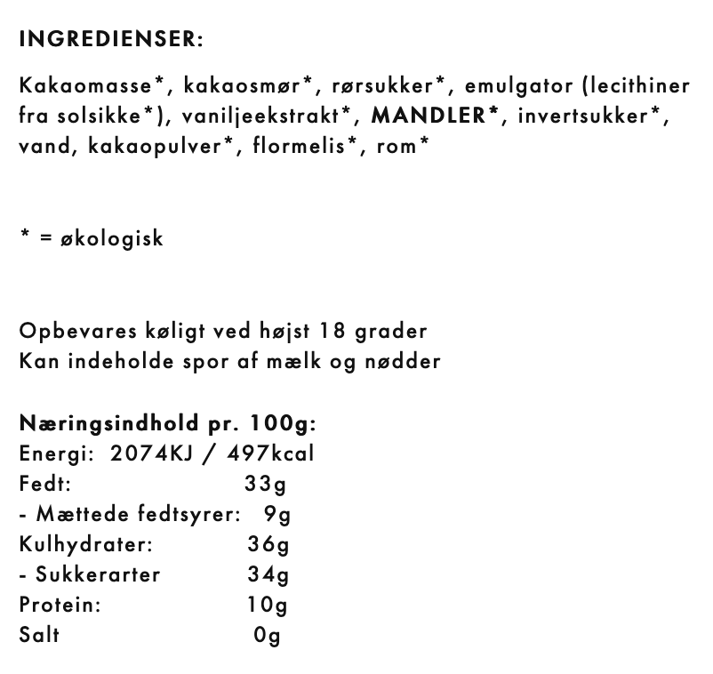 Anker Chokolade - Cigarer