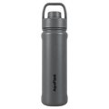 AquaFlask Sports Bottle Stone Gray 650 ml – isoleret drikkedunk