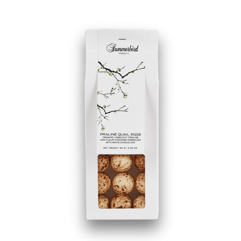 summerbird praliné quail eggs vagtelæg hvid chokolade påske 2026 økologisk