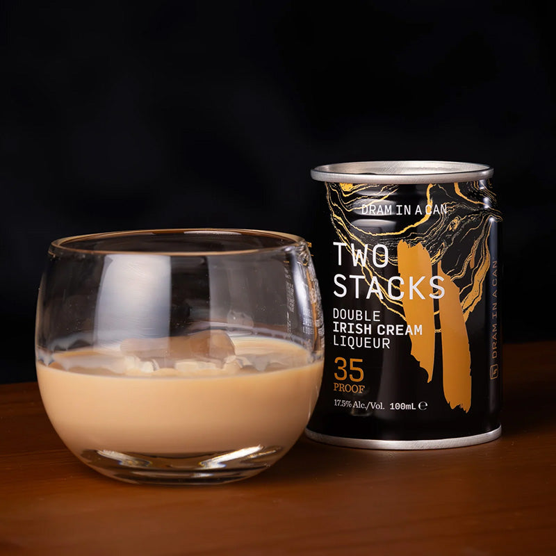 Two Stacks - Double Irish Cream likør, 100 ml. dåse