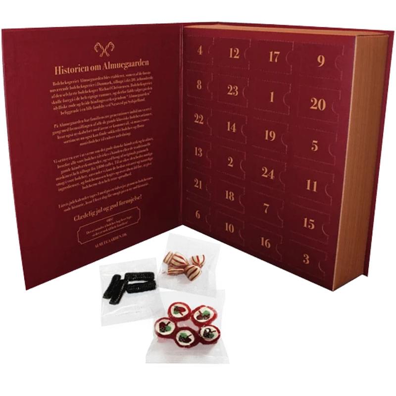 Almuegaarden - Familiejulekalender med bolcher