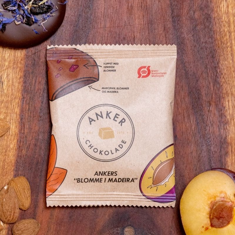 anker chokolade luksus blomme i madeira økologisk