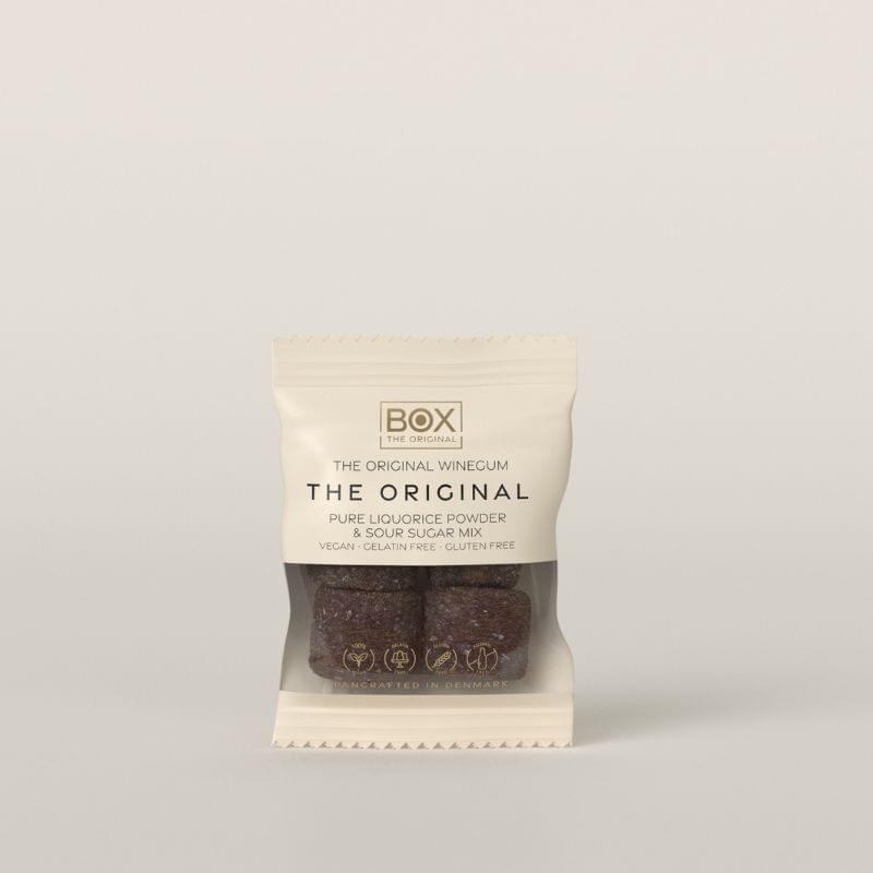 box the original original lakrids vingummi vegansk