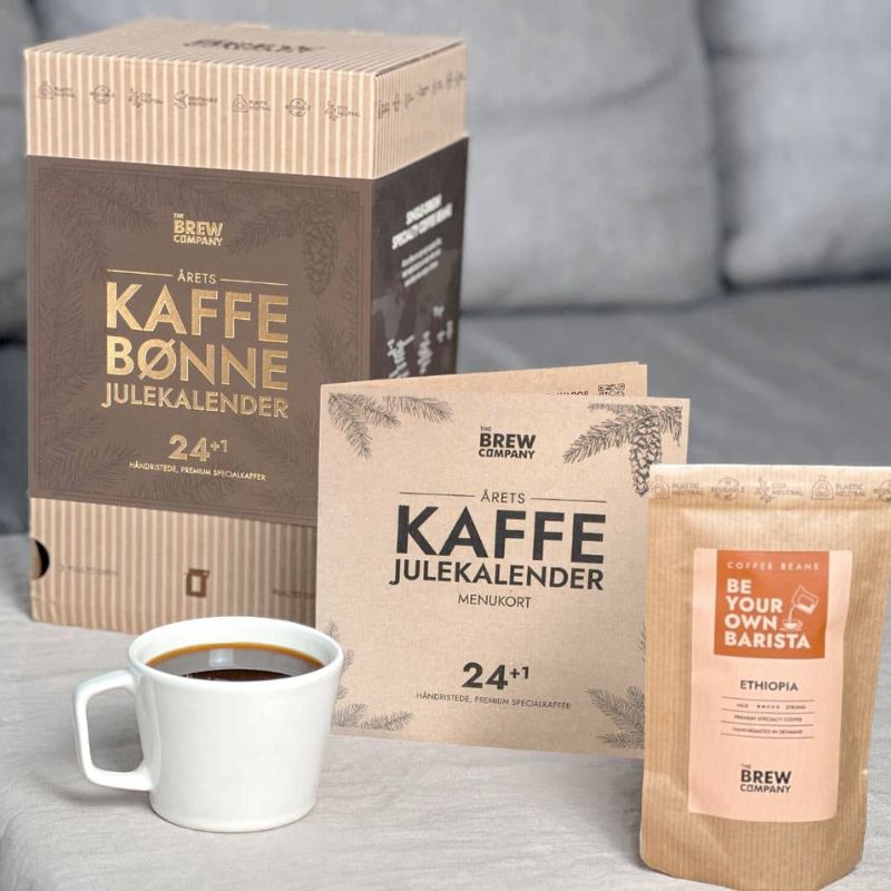 the brew company kaffe bønne julekalender 2025 kaffebønner kaffekalender
