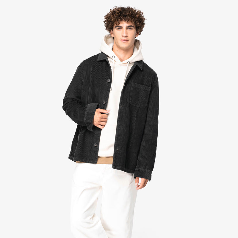 Custom Collection - Overshirt i fløjl
